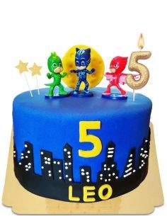 Happy-Cake.co.uk PJ Masks pj masks cake vegan, organic and gluten-free - 52