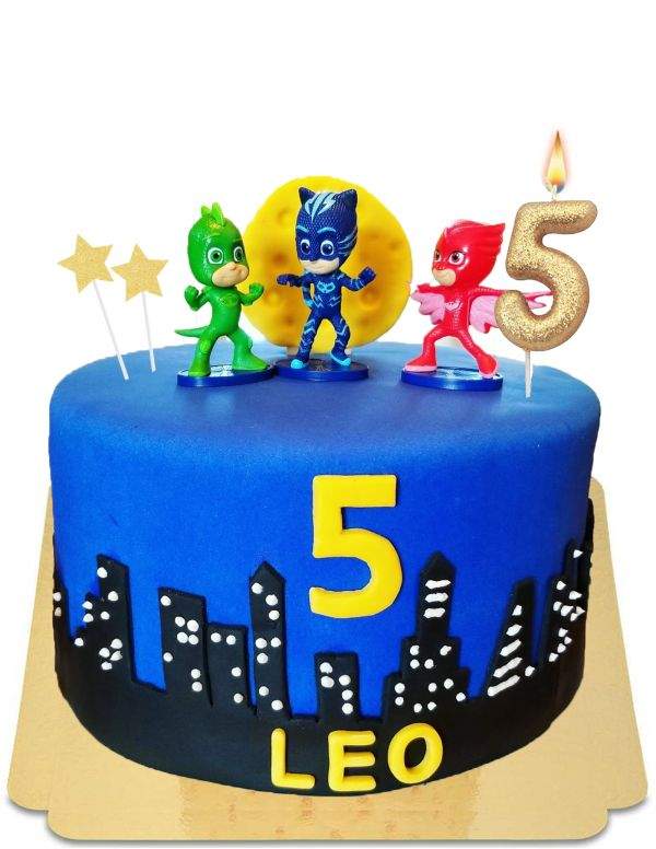 Happy-Cake.co.uk PJ Masks pj masks cake vegan, organic and gluten-free - 52