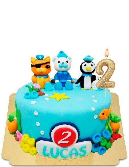 Happy-Cake.co.uk Vegan, organic and gluten-free Octonauts cake - 29