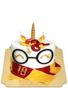 Happy-Cake.co.uk Harry Potter Unicorn B01 vegan, organic and gluten-free cake - 32