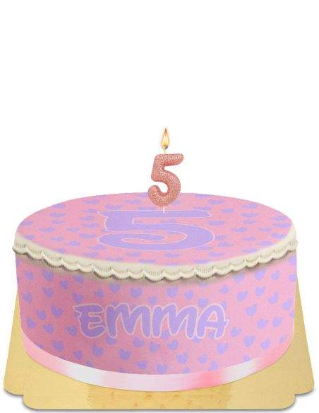 Happy-Cake.co.uk Egg-free, vegetarian and gluten-free teenage girl number birthday cake - 58