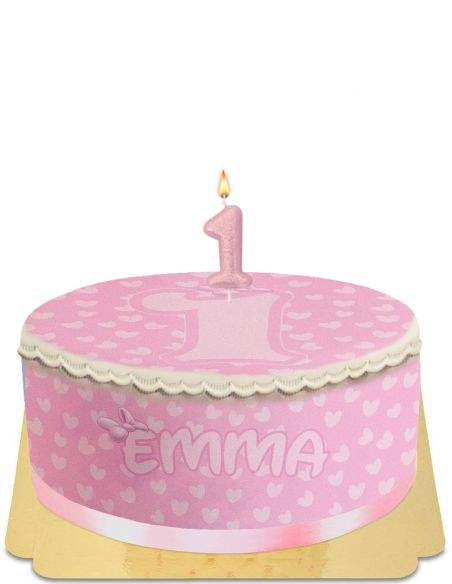 Happy-Cake.co.uk Birthday cake 1 year old girl without egg, vegetarian and gluten-free - 29