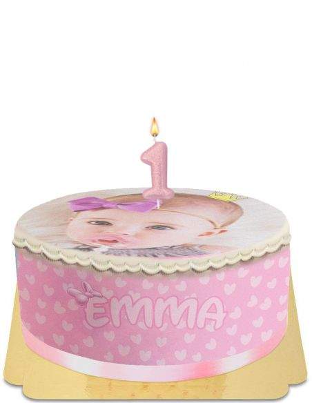 Happy-Cake.co.uk Baby girl birthday cake without egg, vegetarian and gluten free - 44