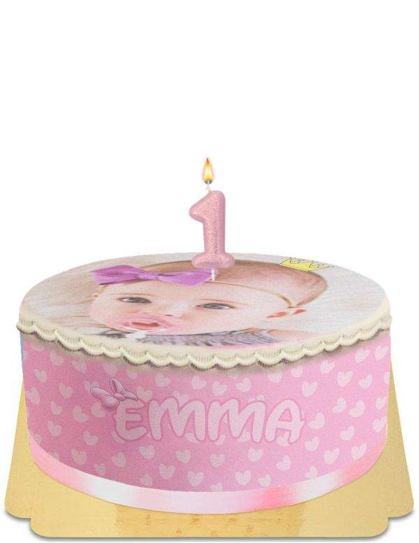 Happy-Cake.co.uk Birthday cake 2 years girl photo without egg, vegetarian and gluten free - 30