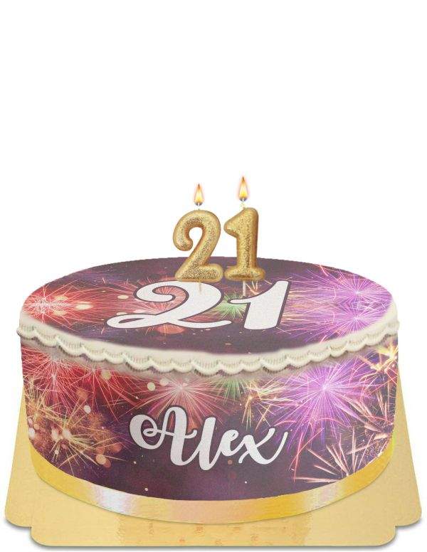 Happy-Cake.co.uk Egg-free, vegetarian and gluten-free adult birthday cake - 65