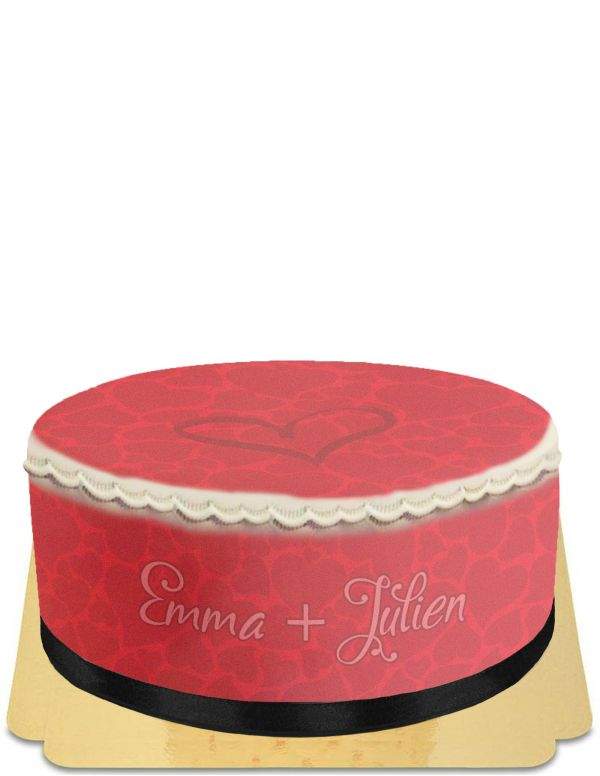 Happy-Cake.co.uk Valentine's Day cake without egg, vegetarian and gluten-free - 21