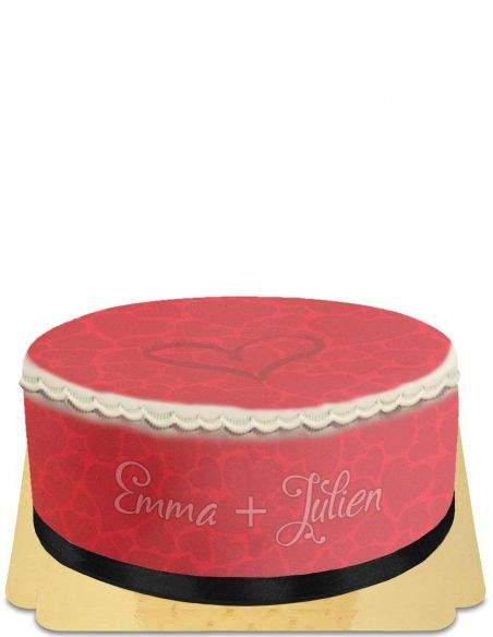 Happy-Cake.co.uk Valentine's Day cake without egg, vegetarian and gluten-free - 21
