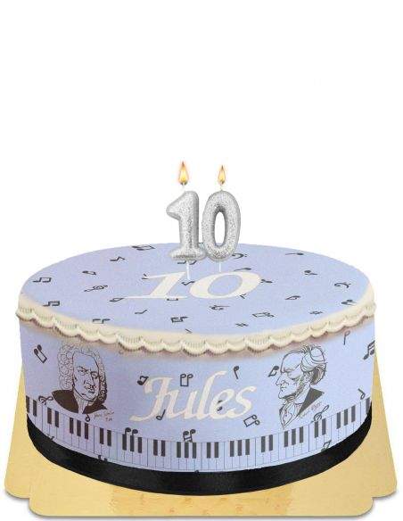 Happy-Cake.co.uk Egg-free, vegetarian and gluten-free piano music boy cake - 90