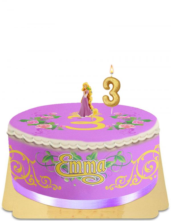 Happy-Cake.co.uk Rapunzel pop-up princess cake without egg, vegetarian and gluten free - 5