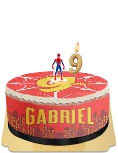 Happy-Cake.co.uk Spiderman Cake Egg Free, Vegetarian and Gluten Free - 92