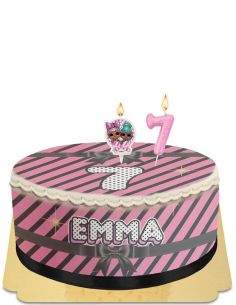 Happy-Cake.co.uk LOL Surprise giant head cake without egg, vegetarian and gluten-free - 24
