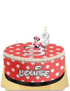 Happy-Cake.co.uk Minnie giant head piggy bank cake without egg, vegetarian and gluten-free - 6