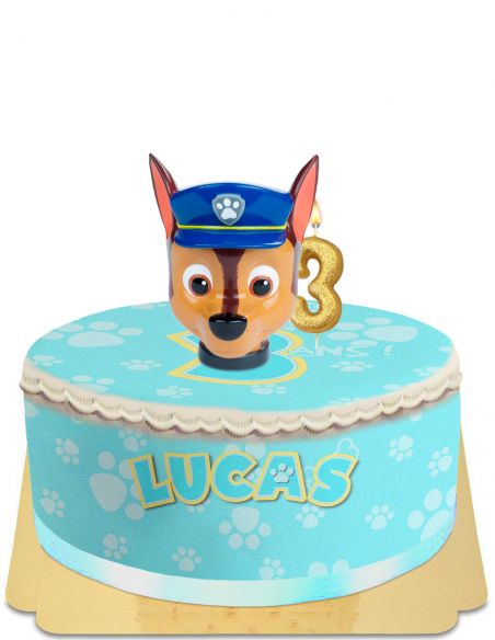 Happy-Cake.co.uk Paw Patrol giant head piggy bank cake without egg, vegetarian and gluten-free - 25