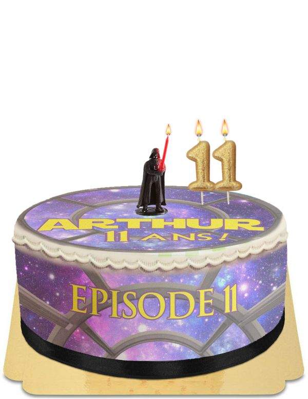Happy-Cake.co.uk Star Wars Darth Vader Cake Egg Free, Vegetarian and Gluten Free - 5