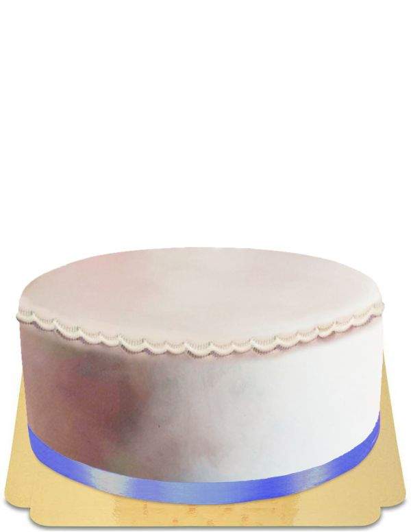 Happy-Cake.co.uk Simple cake with vegan border, organic and gluten-free - 12