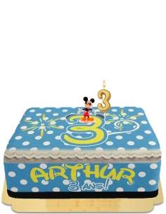 Happy-Cake.co.uk Mickey Mouse giant head piggy bank cake without egg, vegetarian and gluten-free - 15
