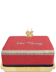 Happy-Cake.co.uk Adult heart cake with egg-free, vegetarian and gluten-free message - 66