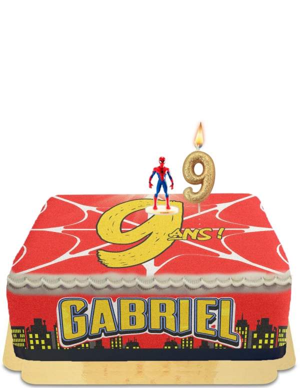 Happy-Cake.co.uk Spiderman Cake Egg Free, Vegetarian and Gluten Free - 70