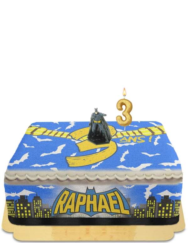 Happy-Cake.co.uk Batman Justice League Cake Egg Free, Vegetarian & Gluten Free - 66