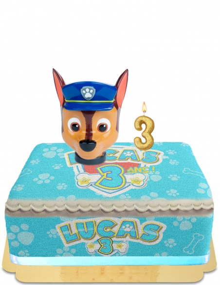 Happy-Cake.co.uk Paw Patrol giant head piggy bank cake without egg, vegetarian and gluten-free - 26