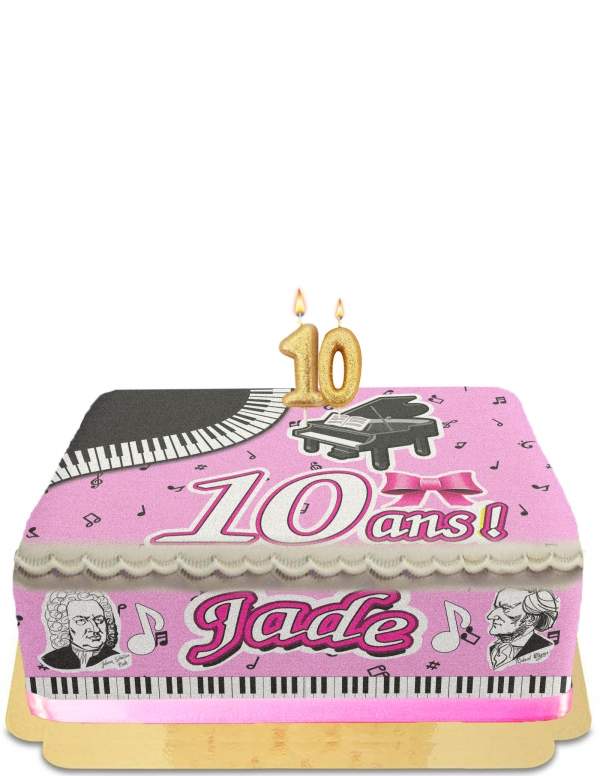 Happy-Cake.co.uk Egg-free, vegetarian and gluten-free piano girl cake - 45