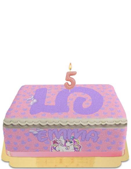 Happy-Cake.co.uk Egg-free, vegetarian and gluten-free teenage girl number birthday cake - 75