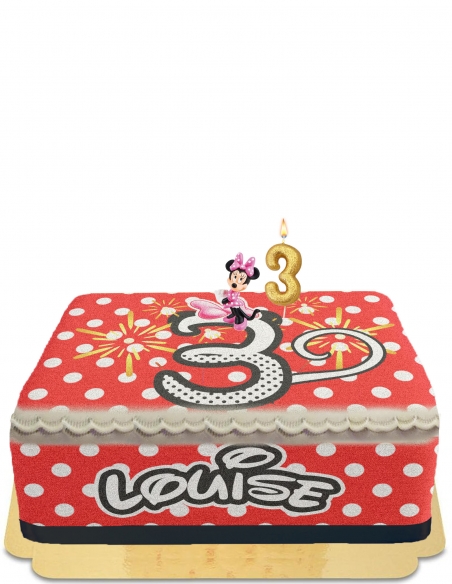 Happy-Cake.co.uk Minnie giant head piggy bank cake without egg, vegetarian and gluten-free - 18