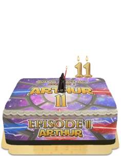 Happy-Cake.co.uk Star Wars Giant Head Darth Vader Cake Egg Free, Vegetarian and Gluten Free - 1