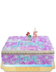 Happy-Cake.co.uk Mermaid cake Ariel the little egg-free, vegetarian and gluten-free mermaid - 47