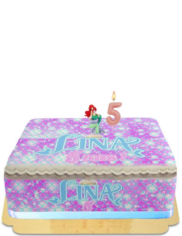 Happy-Cake.co.uk Mermaid cake Ariel the little egg-free, vegetarian and gluten-free mermaid - 47