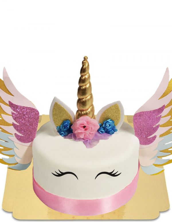 Happy-Cake.co.uk Gluten-free, organic and vegan winged unicorn cake - 1