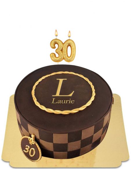 Luxury Checkered cake vegan, organic and gluten-free Happy-Cake.co.uk - 1