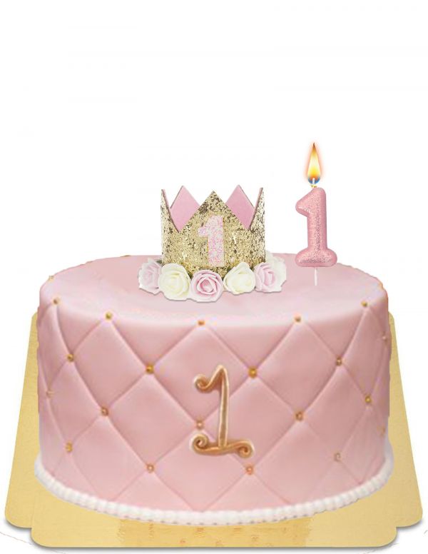 Cake 1 year girl princess gluten free  - 1