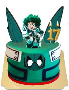 Cake Deku My hero academia vegan, gluten free  - 1