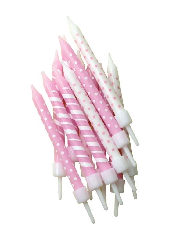  12 birthday candles 7.5 cm - 6