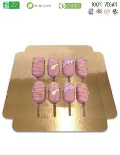 Happy-Cake.co.uk 8 organic magnum cake pops, low GI sugar free, vegan and gluten free - 1